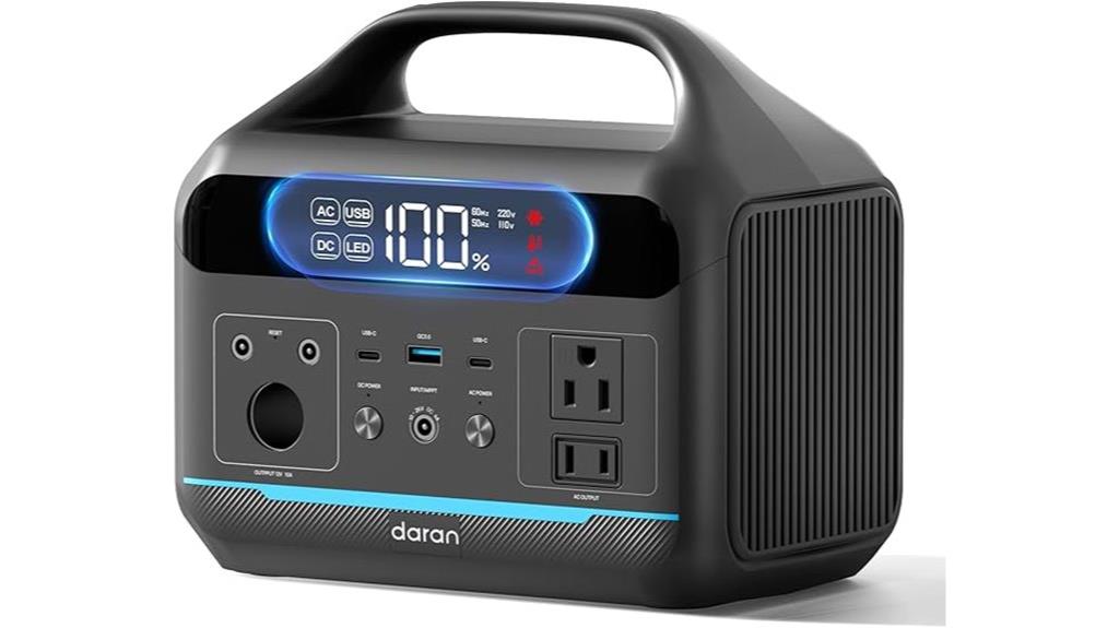 600w portable battery power