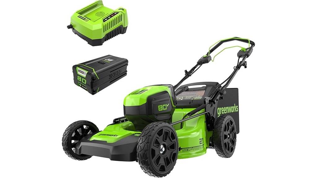 80v brushless cordless mower
