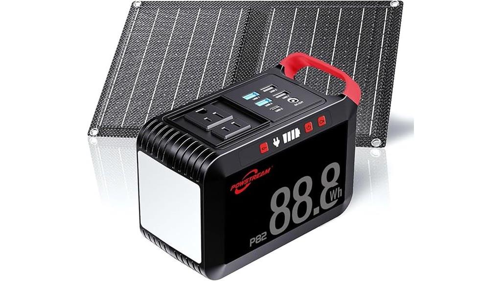 80w solar power generator