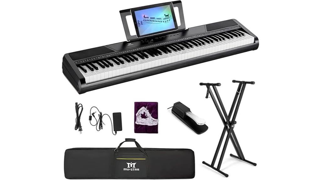 88 key weighted digital piano
