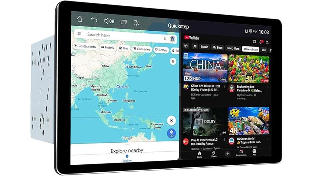 8 inch android car stereo
