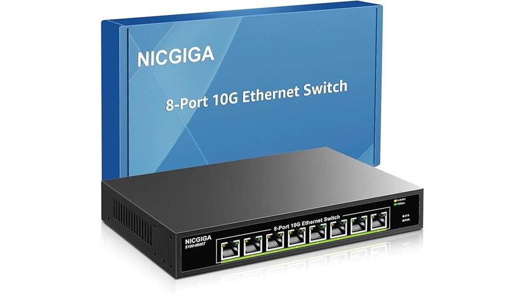 8 port 10g ethernet switch