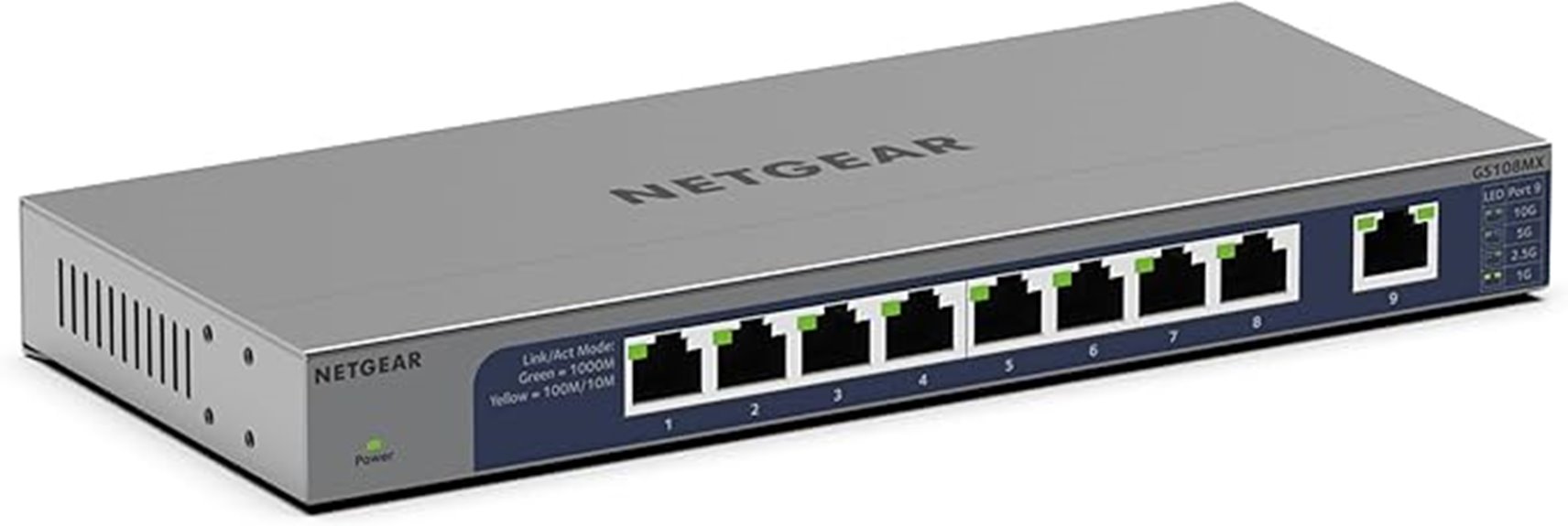 8 port multi gigabit ethernet switch
