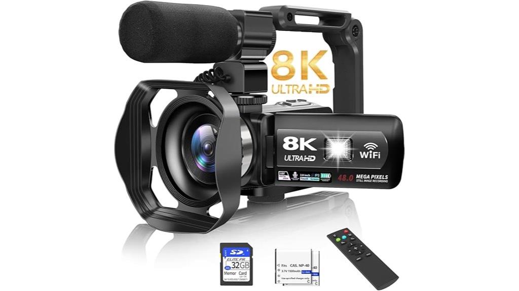 8k night vision camcorder