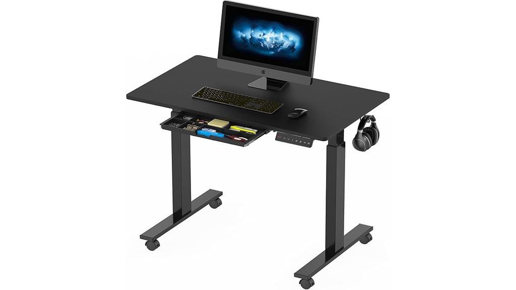 adjustable 40 inch desk