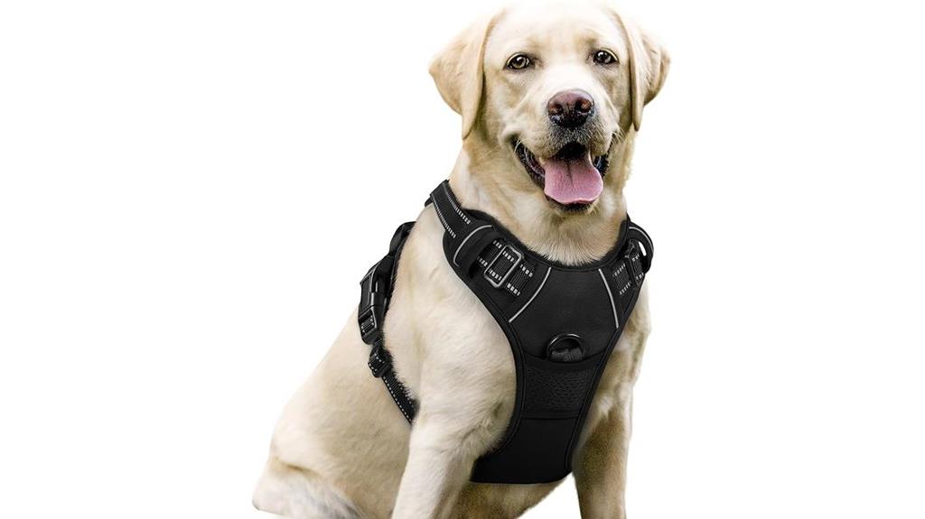 adjustable reflective padded harness