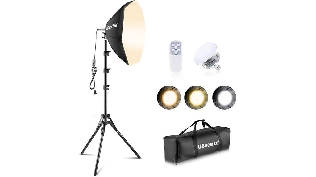 adjustable softbox photography lighting