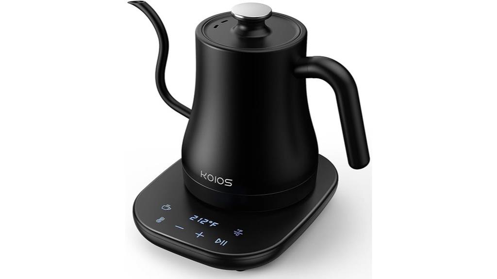 adjustable temperature gooseneck kettle