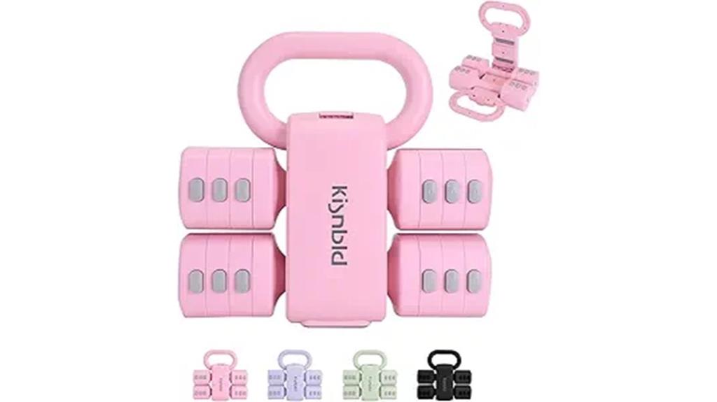 adjustable two dumbbell home gym