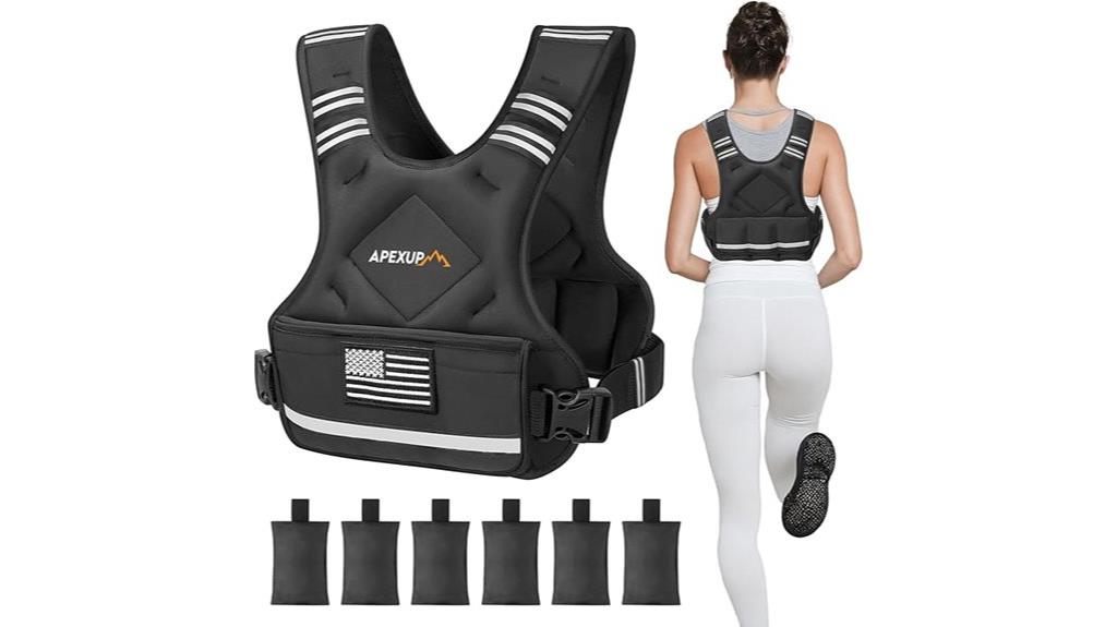 adjustable weighted training vest