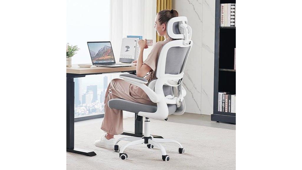 adjustable wheelchair office chair