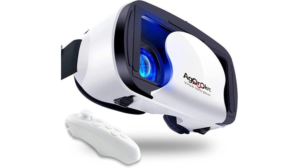 adjustable white phone vr