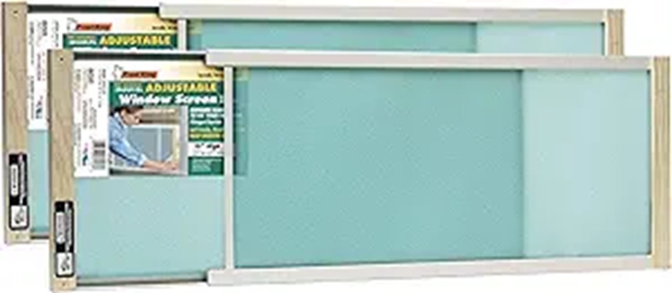 adjustable window screen pack