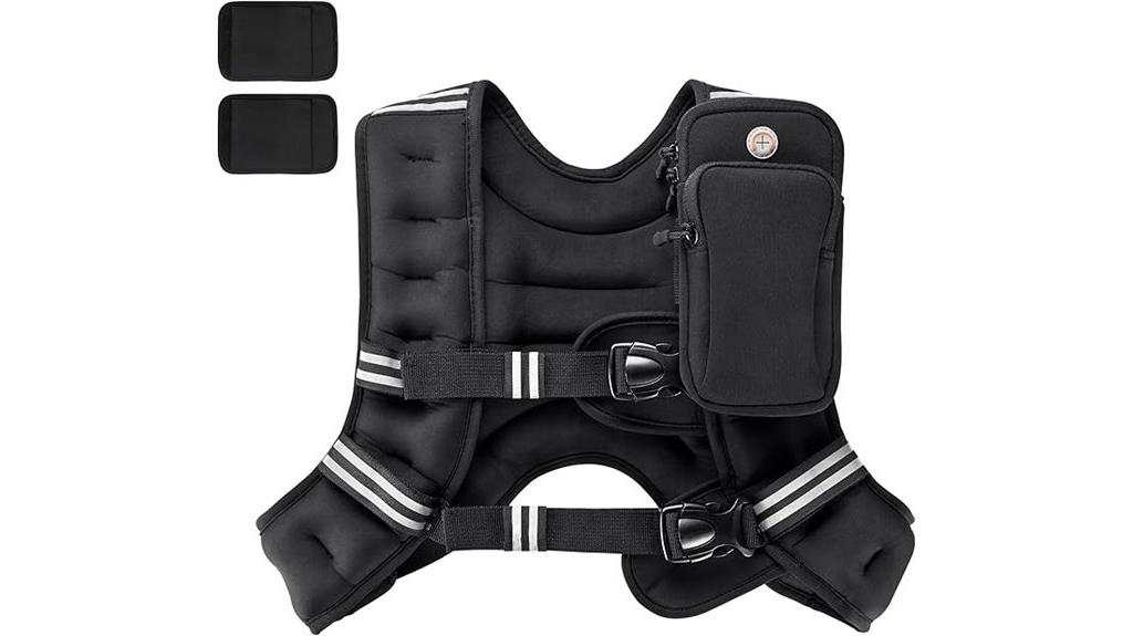 adjustable workout weighted vest