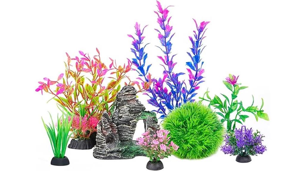 aquarium decor set