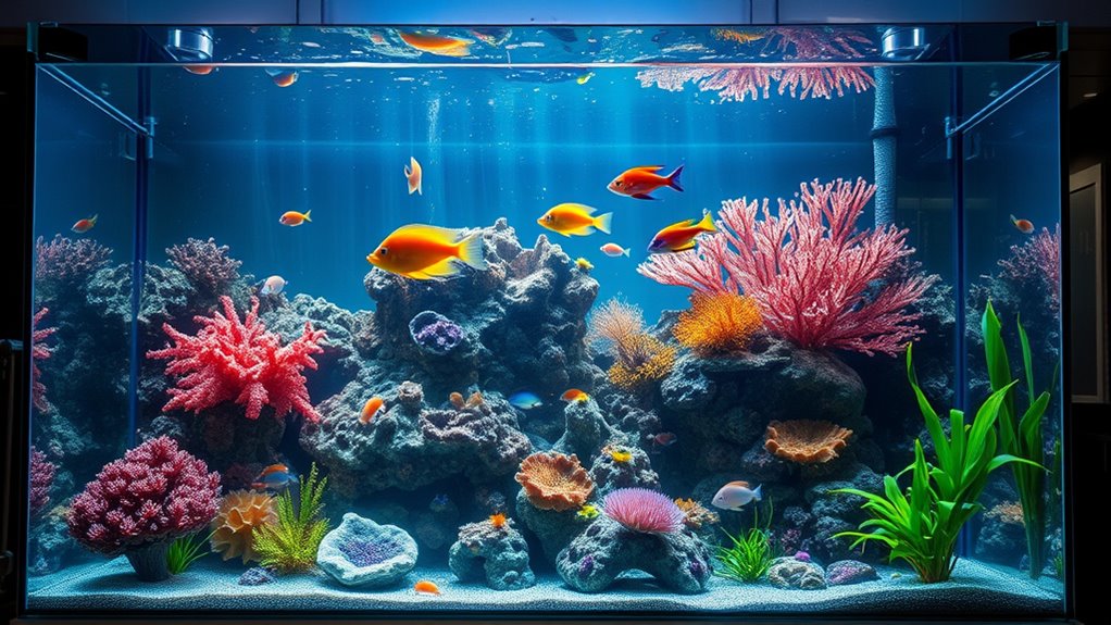 aquarium size and design
