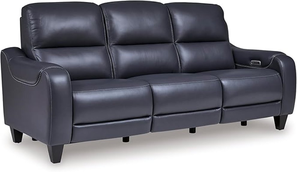 ashley reclining sofa usb