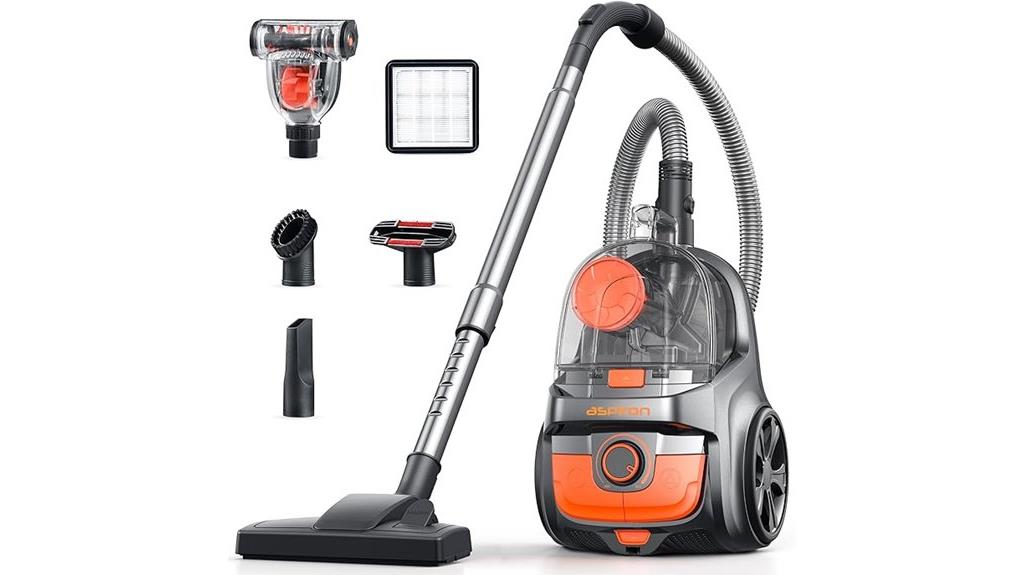 aspiron vacuum with tools