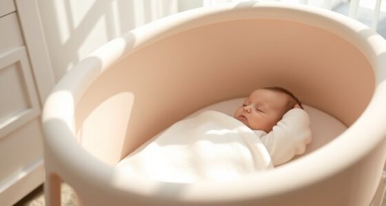 automated cry detecting baby bassinets