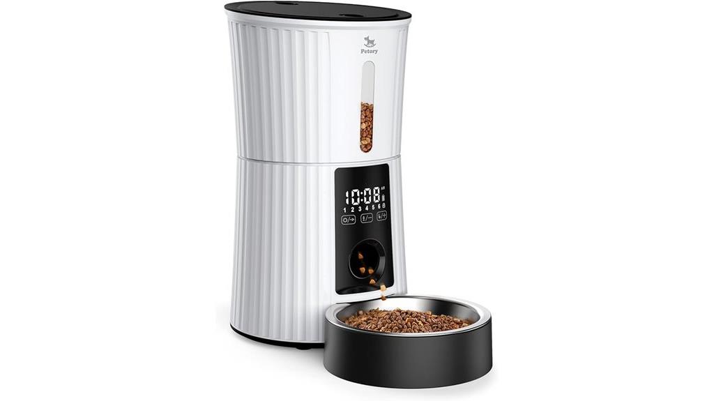 automatic cat feeder with timer