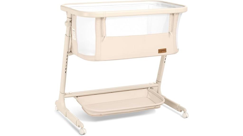baby bassinet with soothing features