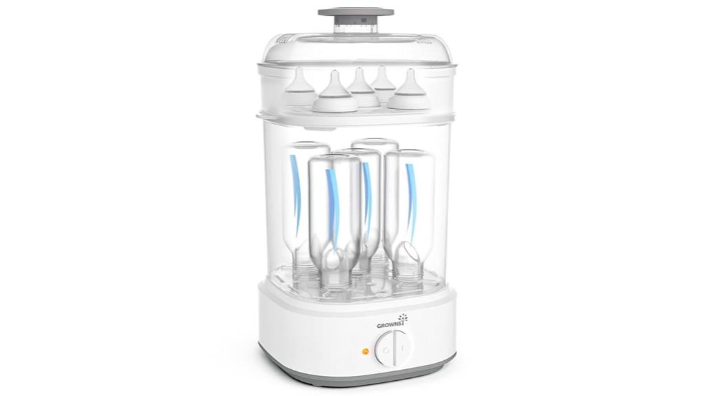 baby bottle sterilizer timer