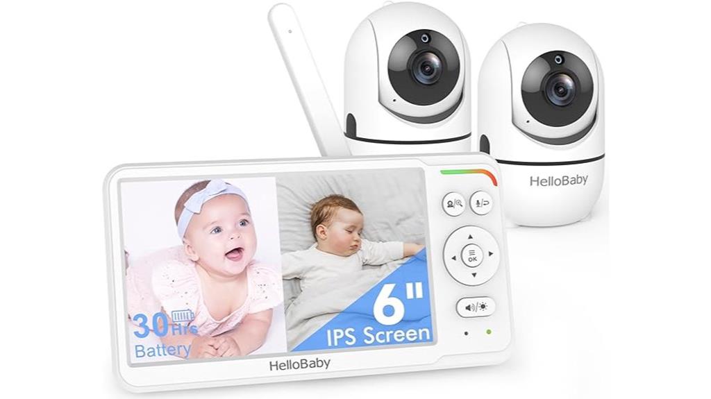 baby monitor with two cameras