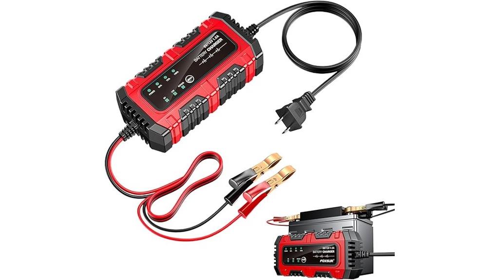 battery maintainer with safety