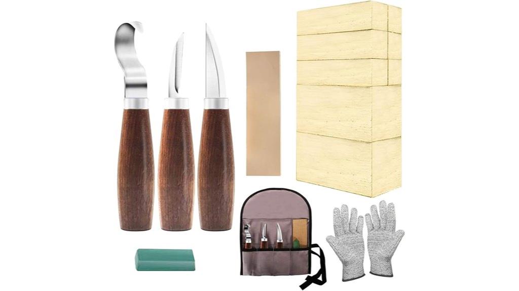 beginner basswood carving kit