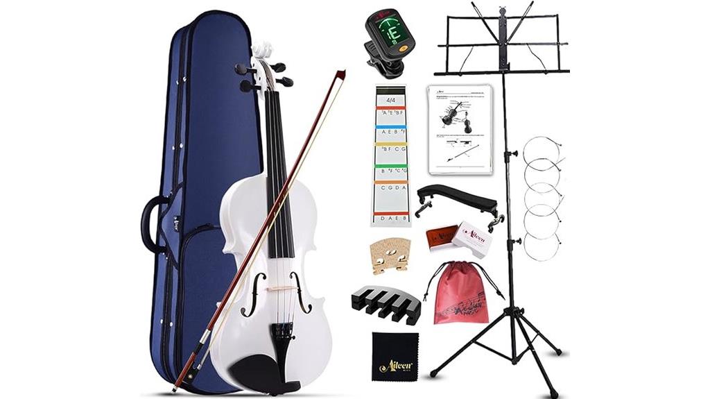 beginner violin with accessories