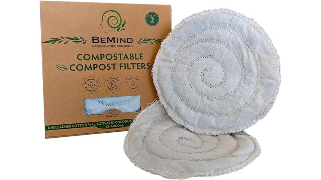 biodegradable compost bin filters