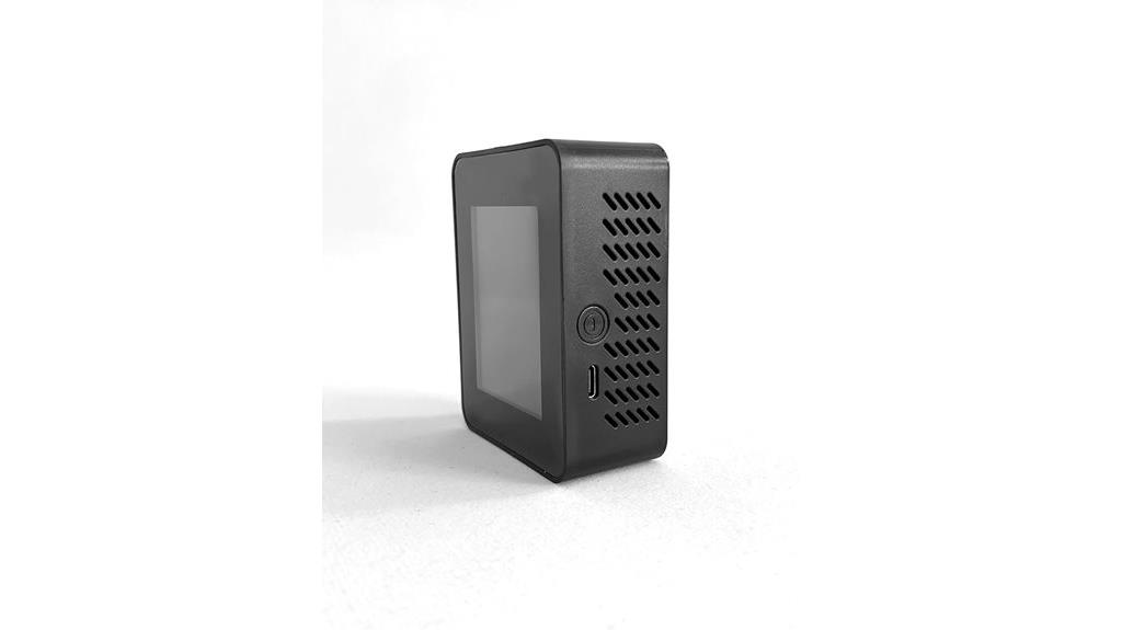 black co2 air monitor