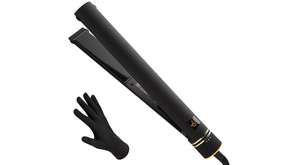 black gold ionic flat iron