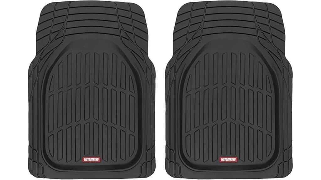 black universal car mats