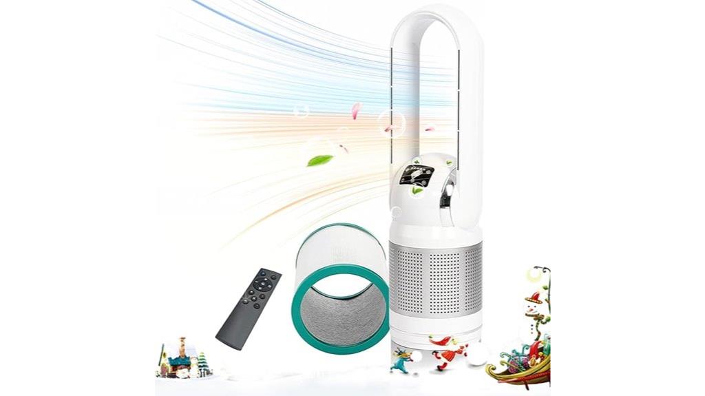 bladeless fan with remote