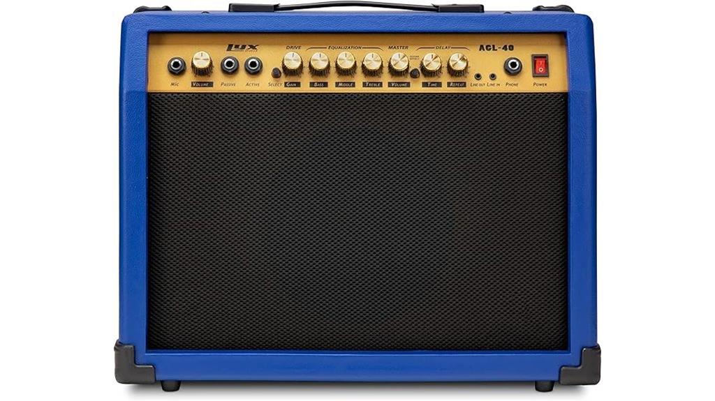 blue 40w guitar amp