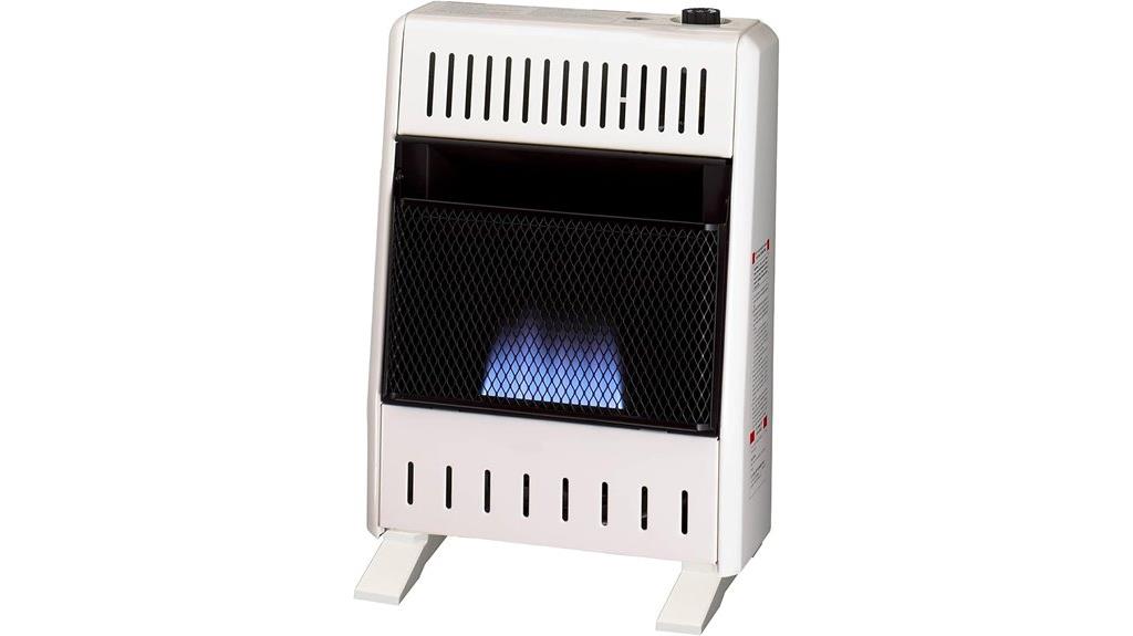 blue flame ventless heater