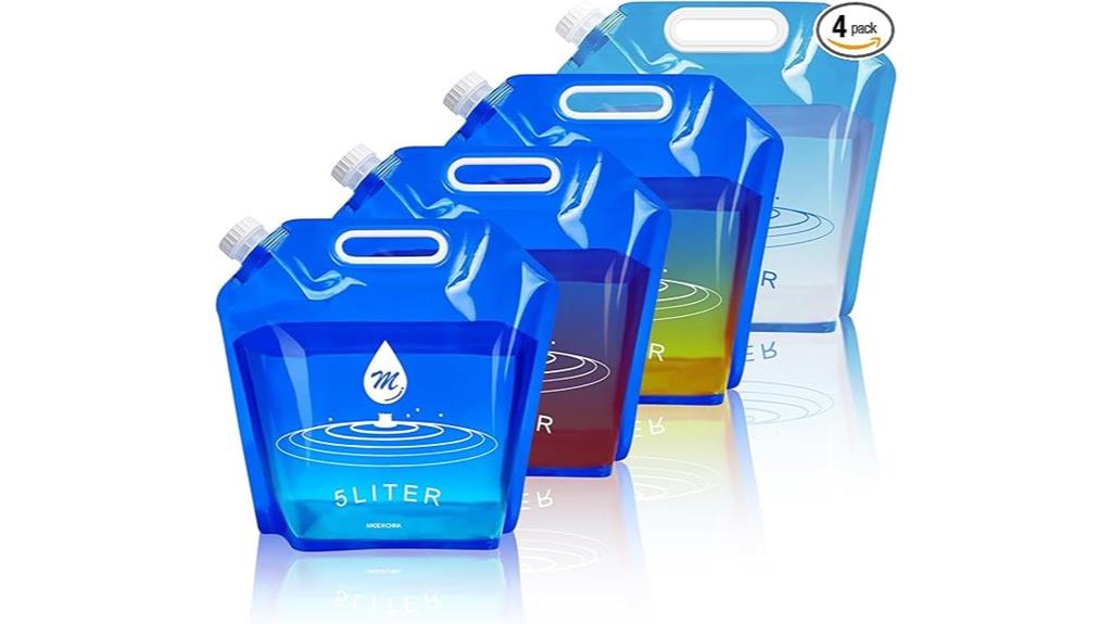 bpa free foldable water bag