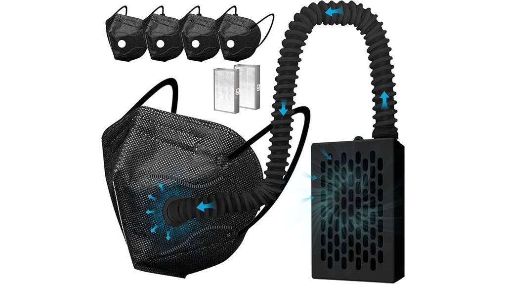 breathable powered air purifier