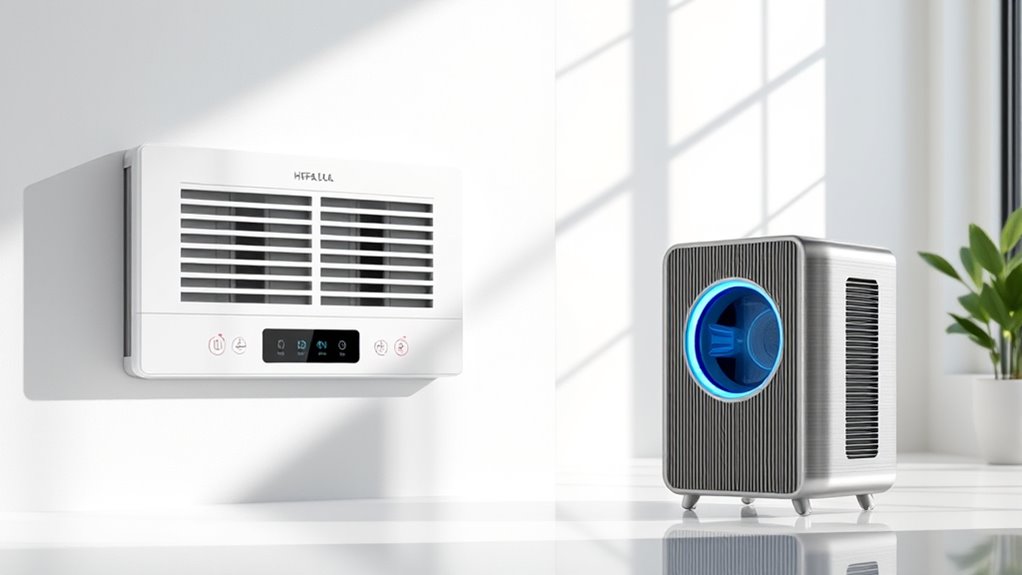 built in vs portable air purifiers