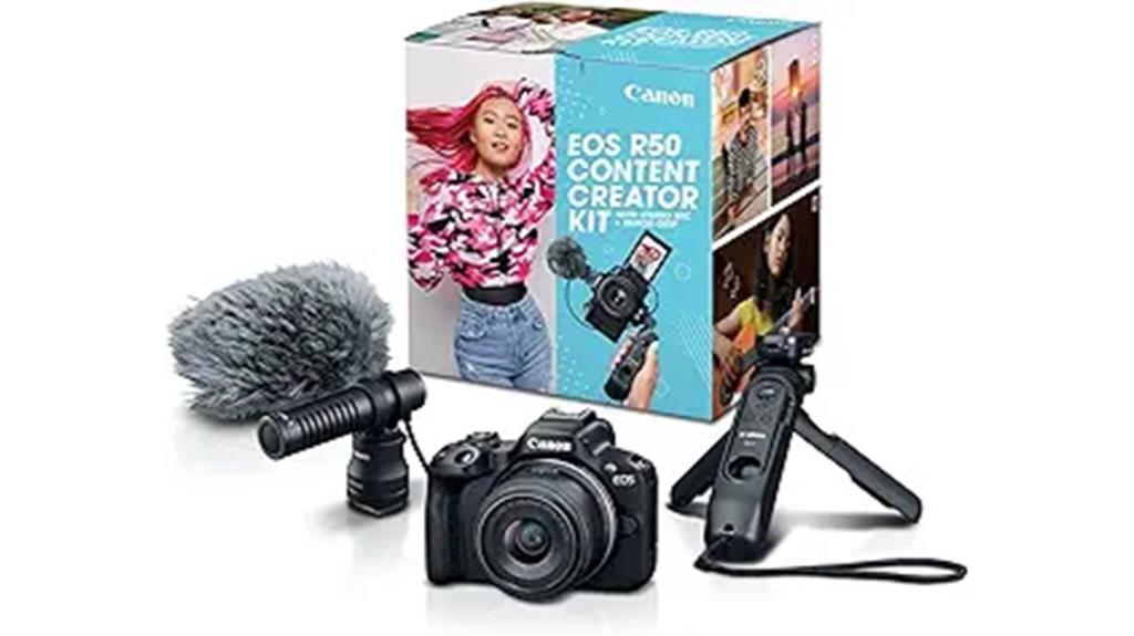 canon r50 vlogging kit
