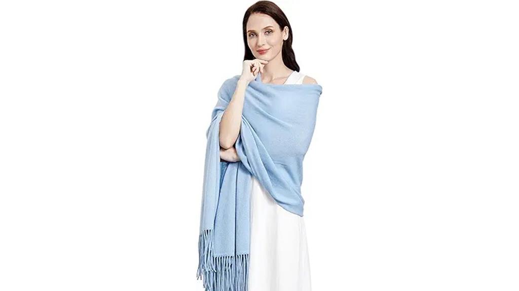 cashmere tassel wrap