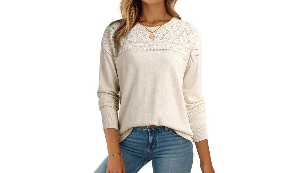casual wool long sleeve