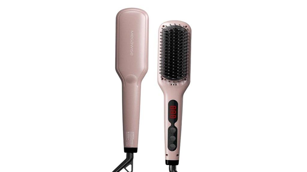 ceramic hair straightener brush