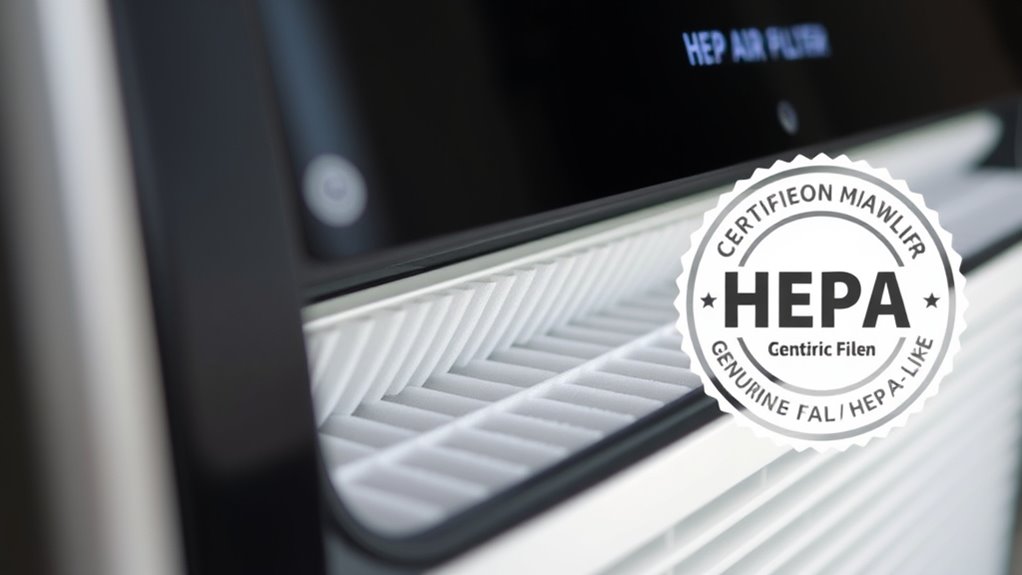 certified hepa filter standards
