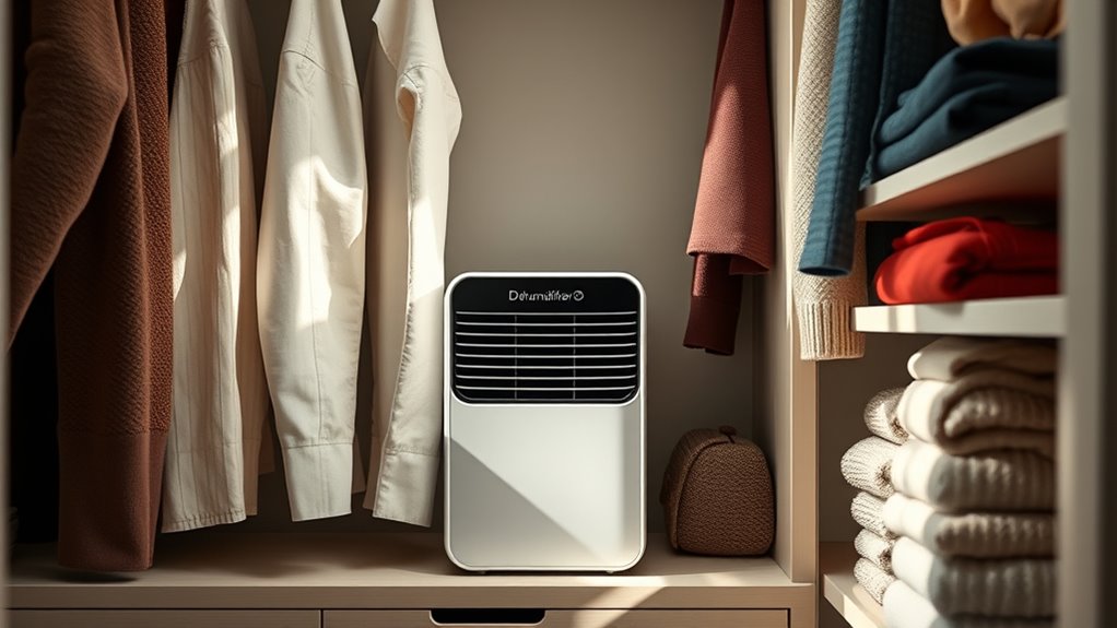 choosing compact closet dehumidifier