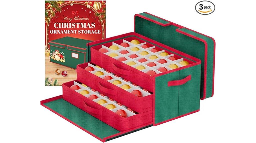 christmas ornament storage organizer