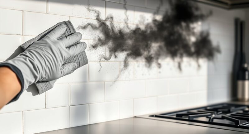 cleaning smoke residue after cooking