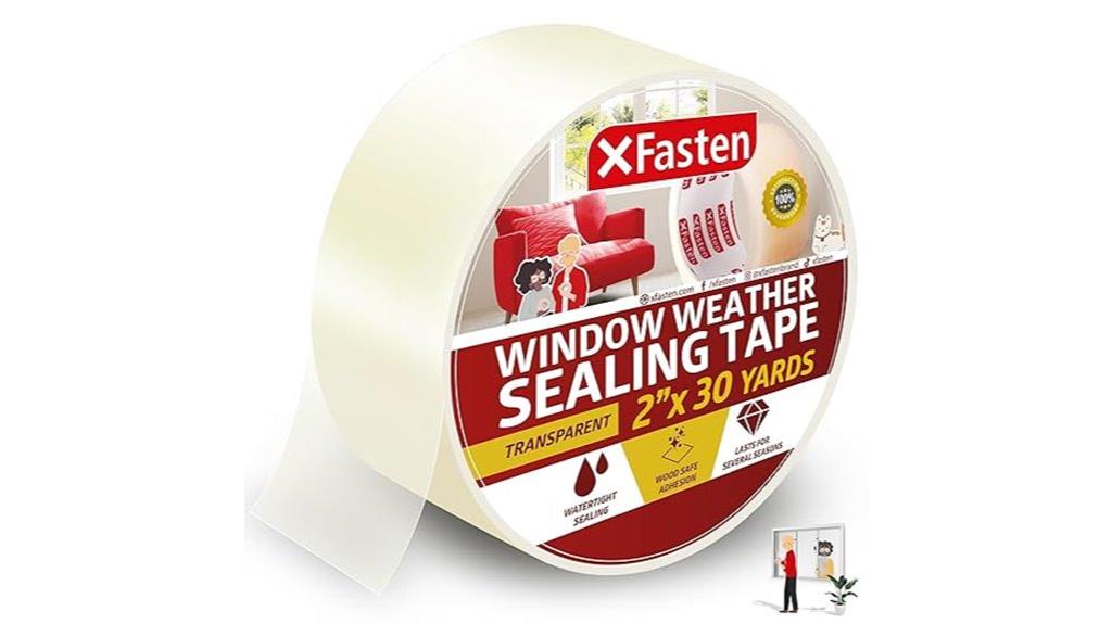 clear window sealing tape