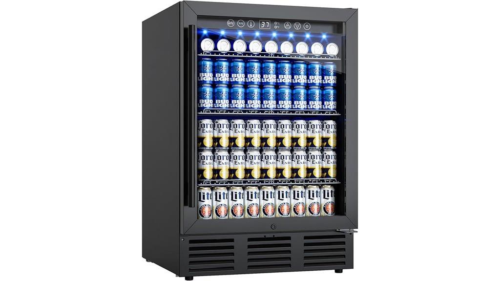 compact 24 inch beverage cooler